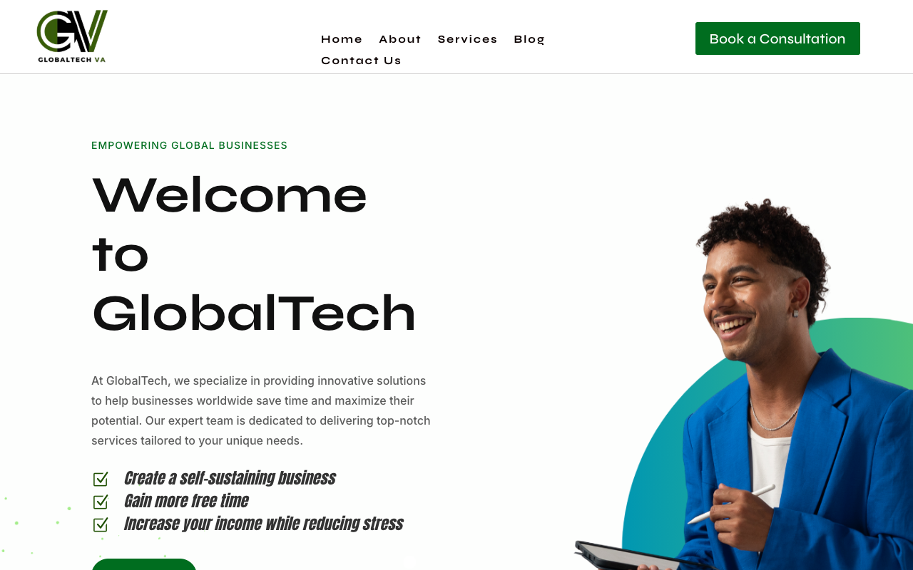 GlobalTech Website