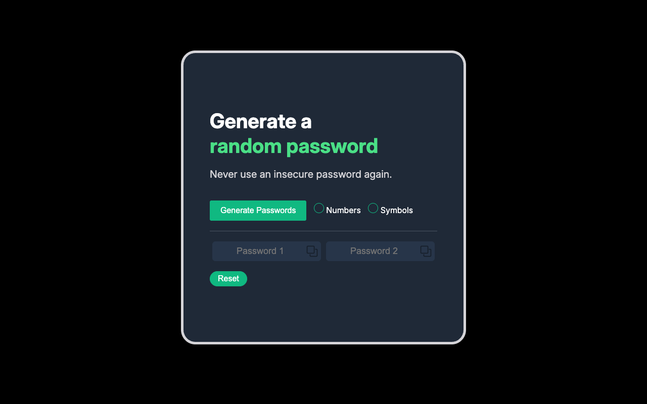 Password Generator